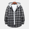 Damen Flanelljacke mit Kapuze