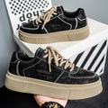 Damen luxuriöse Sneakers mit coolen Plateausohlen und robustem Obermaterial R&B