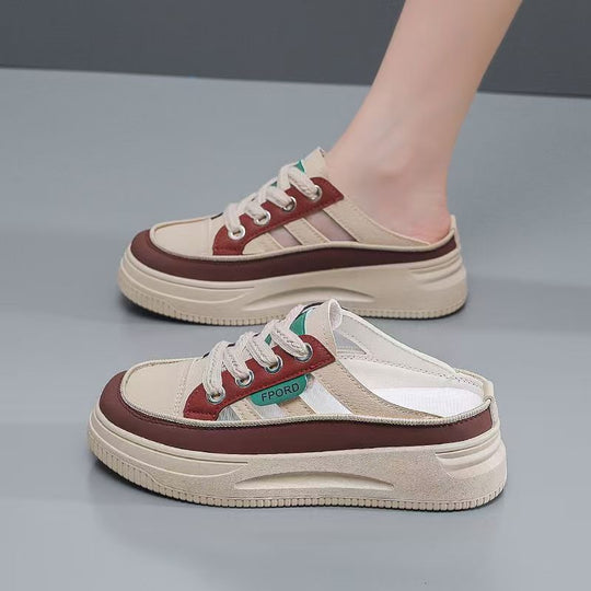 Damen Komfortable Slip-On Sneakers mit trendigem Plateau R&B
