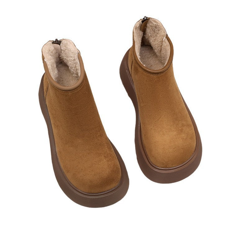 Damen Winterstiefeletten mit bequemem Fleece-Futter