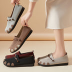 Damen Komfortable Slip-On Clogs mit atmungsaktivem Obermaterial und flexiblem Fußbett