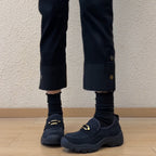 Damen Komfortable Mokassins mit modischem Schnallen-Design R&B