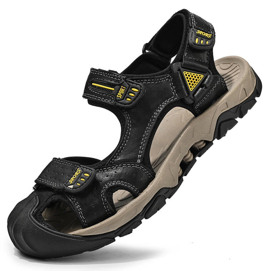 Herren Sportliche Freizeitsandalen mit einem praktischen Klettverschluss und rutschfester Sohle R&B