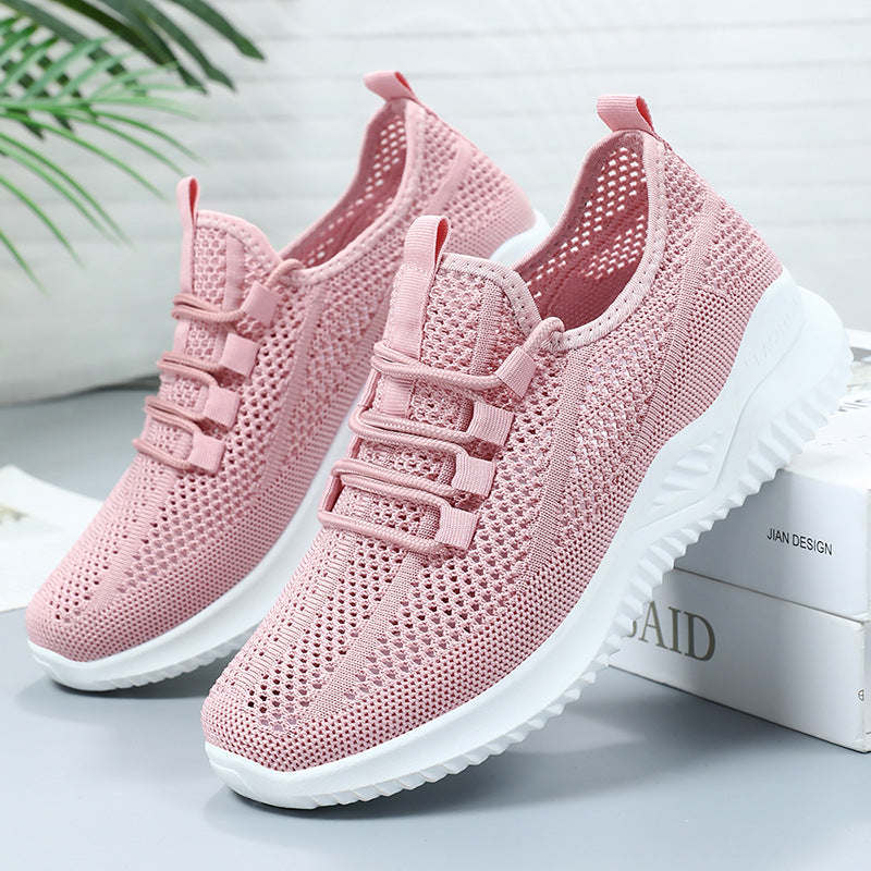 Damen Atmungsaktive Sport-Sneaker mit dreidimensionalem Obermaterial R&B