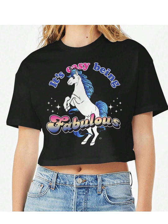 Damen Kurzarm T-Shirt mit auffälligem Motorrad-Design R&B