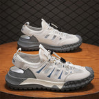 Herren Outdoor-Sandalen mit atmungsaktiven Mesh-Einsätzen und rutschfester Sohle