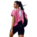 Damen Sportliches Oberteil mit überschnittenen Schultern R&B