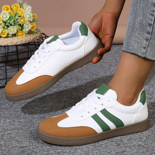 Damen klassische Freizeitsneakers mit griffiger Gummisohle und atmungsaktivem Obermaterial R&B