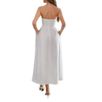 Damen Sommerliches Maxikleid im eleganten Streifenmuster R&B