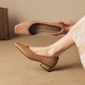 Damen elegante Ballerinas mit modischem Nahtdesign