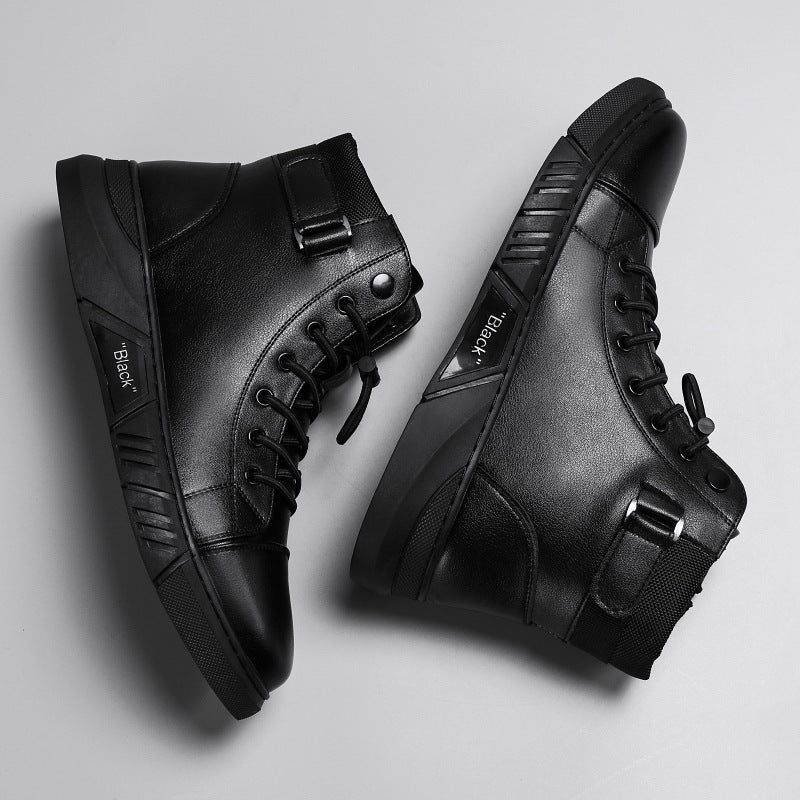 Damen Hohe Freizeitsneakers mit robustem Obermaterial und praktischem Klettverschluss