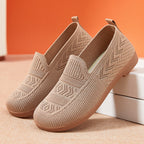 Damen Komfortable Strick-Slipper mit flexibler Sohle R&B