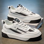 Damen Sneakers mit hohem Plateau und atmungsaktivem Mesh R&B