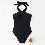 Damen Trendy Einteiler Badeanzug R&B