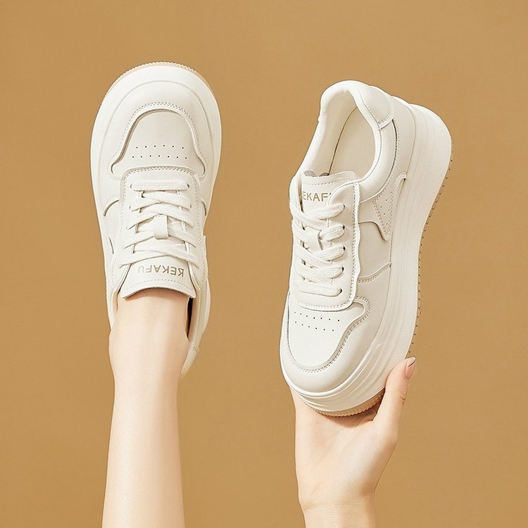 Damen Stylische Plateau-Sneaker mit gepolsterter Sohle und sportlichem Design R&B