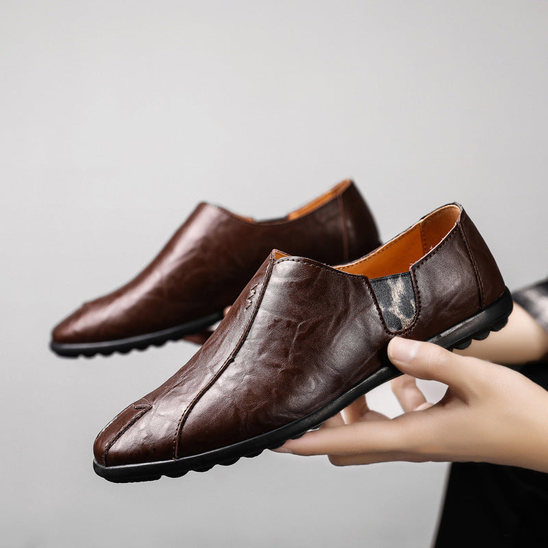 Damen bequeme Lederclogs R&B
