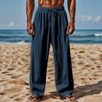 Herren luftige Sommer-Cargohose mit elastischem Bund und praktischen Seitentaschen R&B