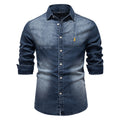 Herren Jeanshemd