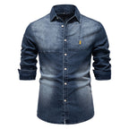 Herren Jeanshemd