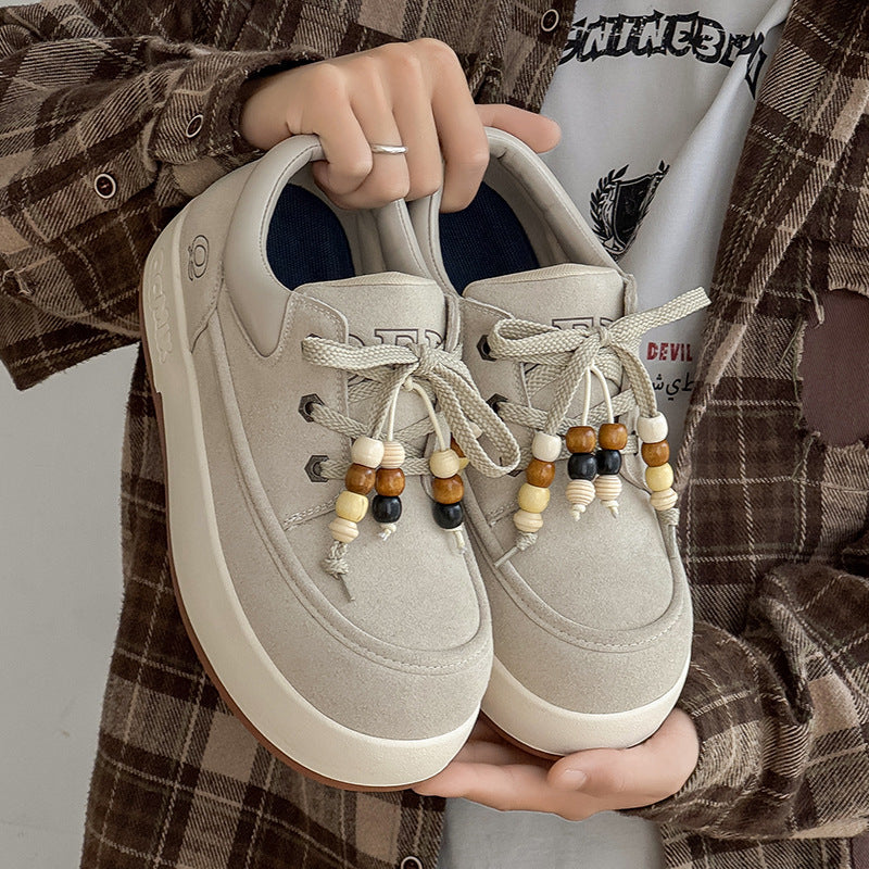 Damen modische Sneaker mit ornamentalen Schnürsenkeln R&B
