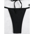 Damen Cut-Out Bikini mit Schnürdetails R&B