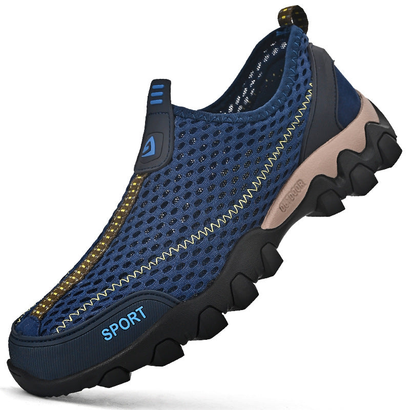 Damen Sportliche atmungsaktive Fitnessschuhe mit rutschfester Sohle R&B