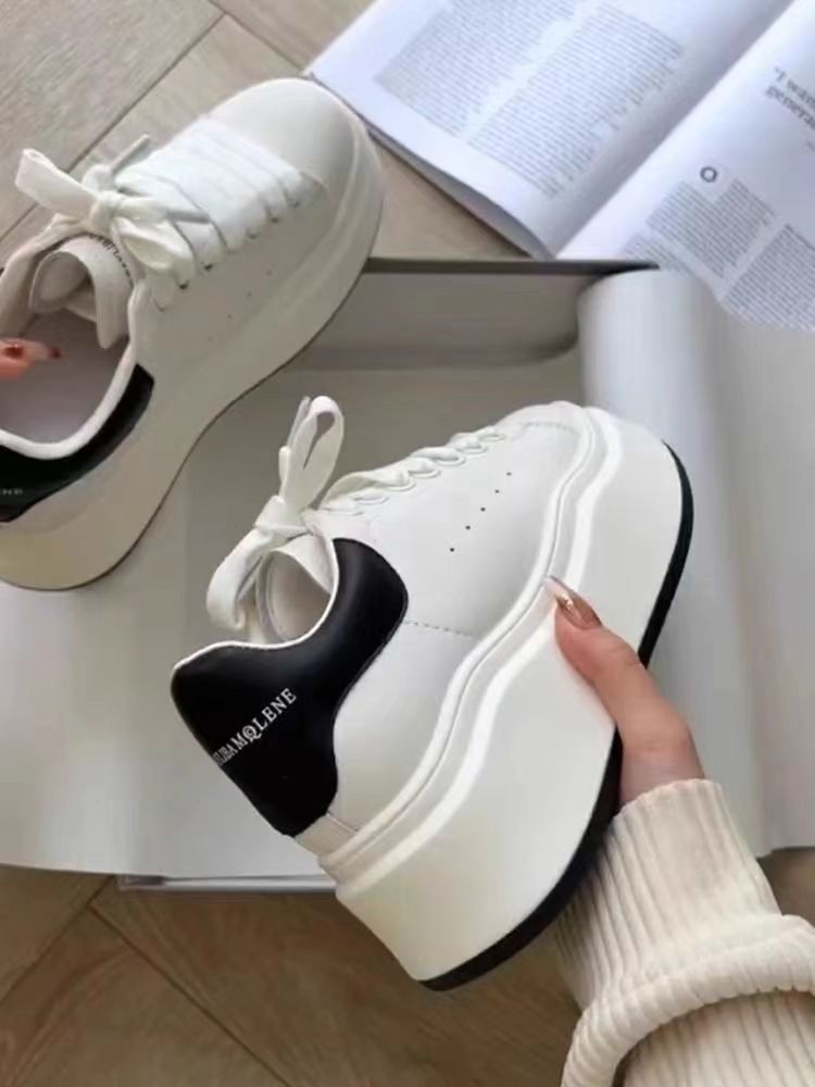 Damen modische Sneakers mit Plateau von