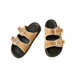 Damen Sandalen mit doppeltem Riemen und komfortabler Sohle EB