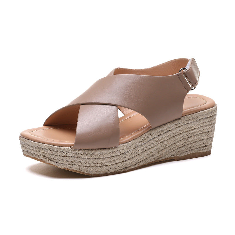 Damen Wedge-Sandalen mit elegantem Schnitt und komfortablem Fußbett R&B