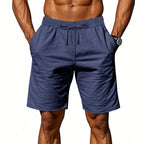 Herren nan lässige Baumwollmix Freizeitshorts mit elastischem Bund und Seitentaschen R&B