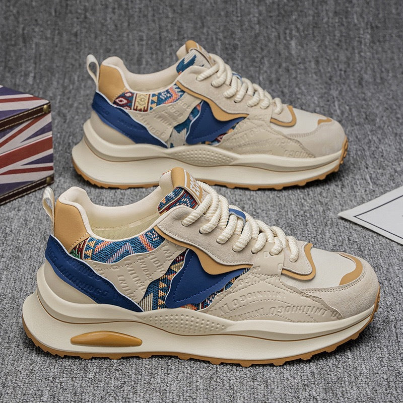 Damen Sportliche Sneaker mit modernen Mustern und dämpfender Sohle