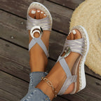 Damen Plateau Sandalen R&B
