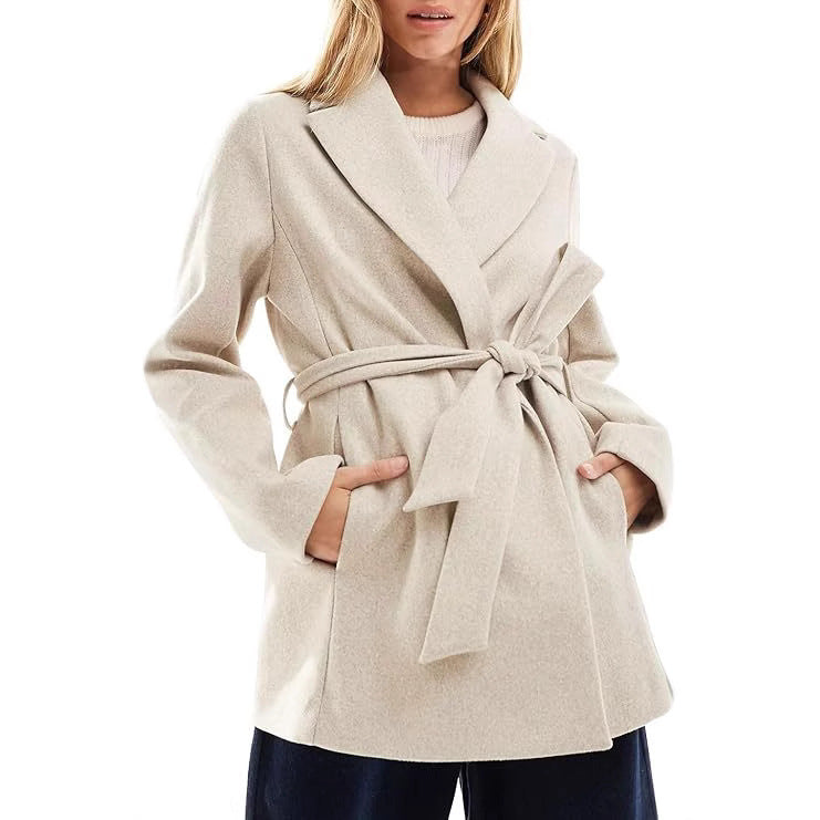 Damen Elegante und bequeme Wickeljacke R&B