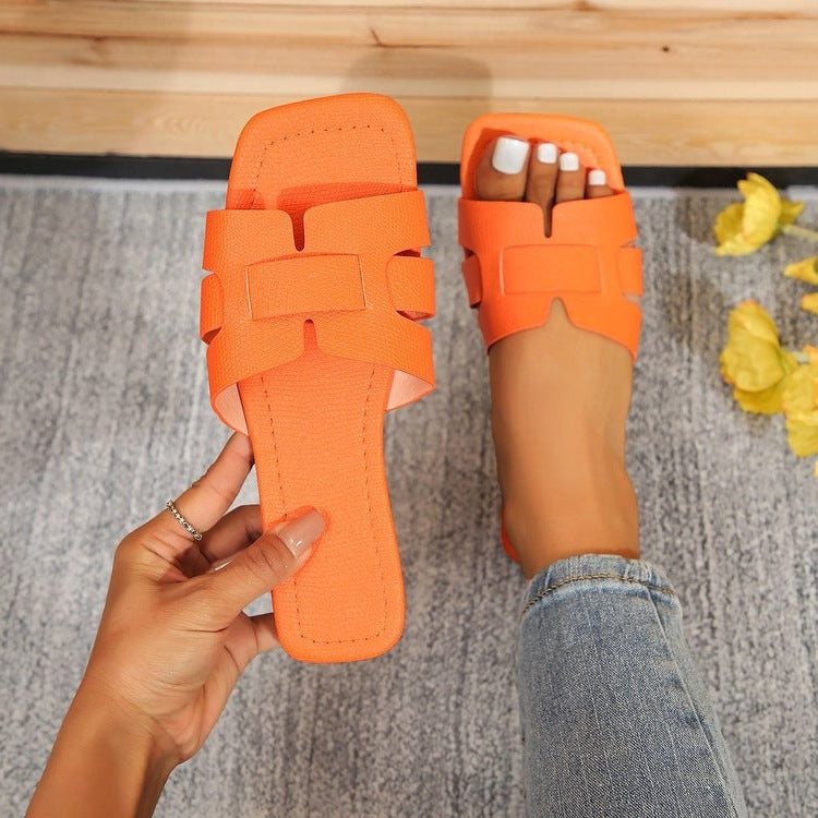 Damen modische Strand-Sandalen mit schickem Riemendesign R&B
