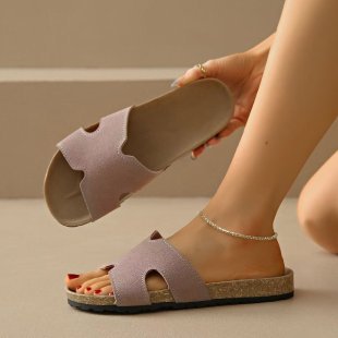 Damen Komfortable Riemchensandalen mit modischem Überkreuz-Design R&B