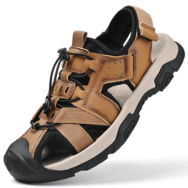 Herren Sportliche Sandalen mit rutschfester Sohle und verstellbarem Riemen R&B