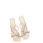 Damen Sandalen mit elegantem Perlenschmuck R&B