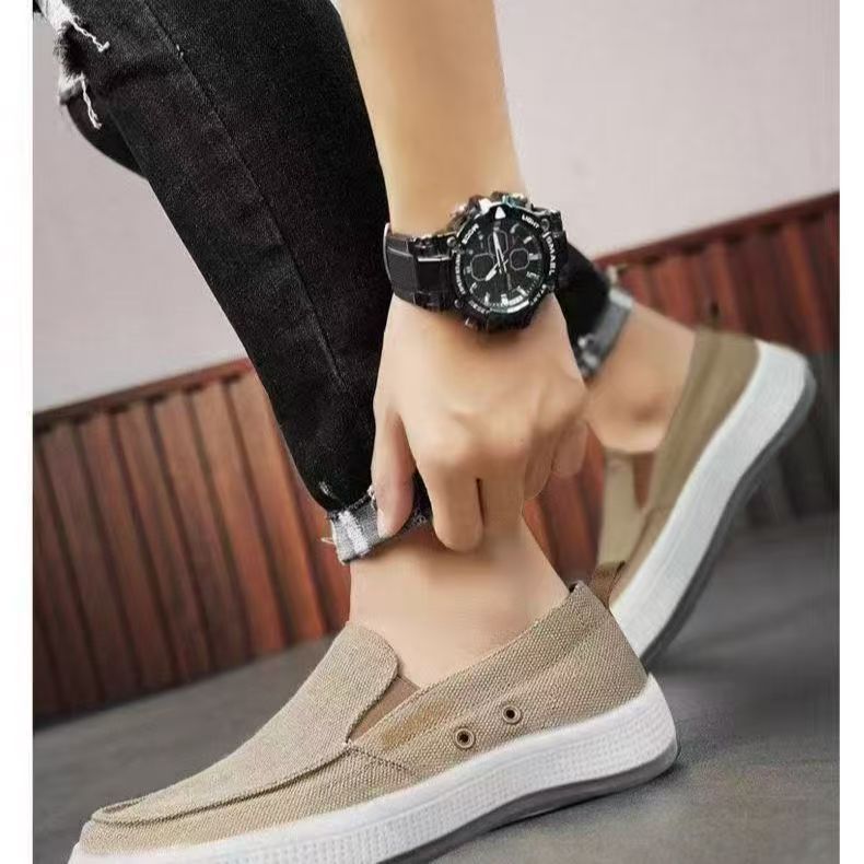 Damen Bequeme Slip-On Sneakers mit atmungsaktiver Oberflächenstruktur R&B