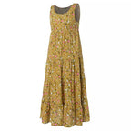 Damen Langes Freizeitkleid mit floralem Design R&B