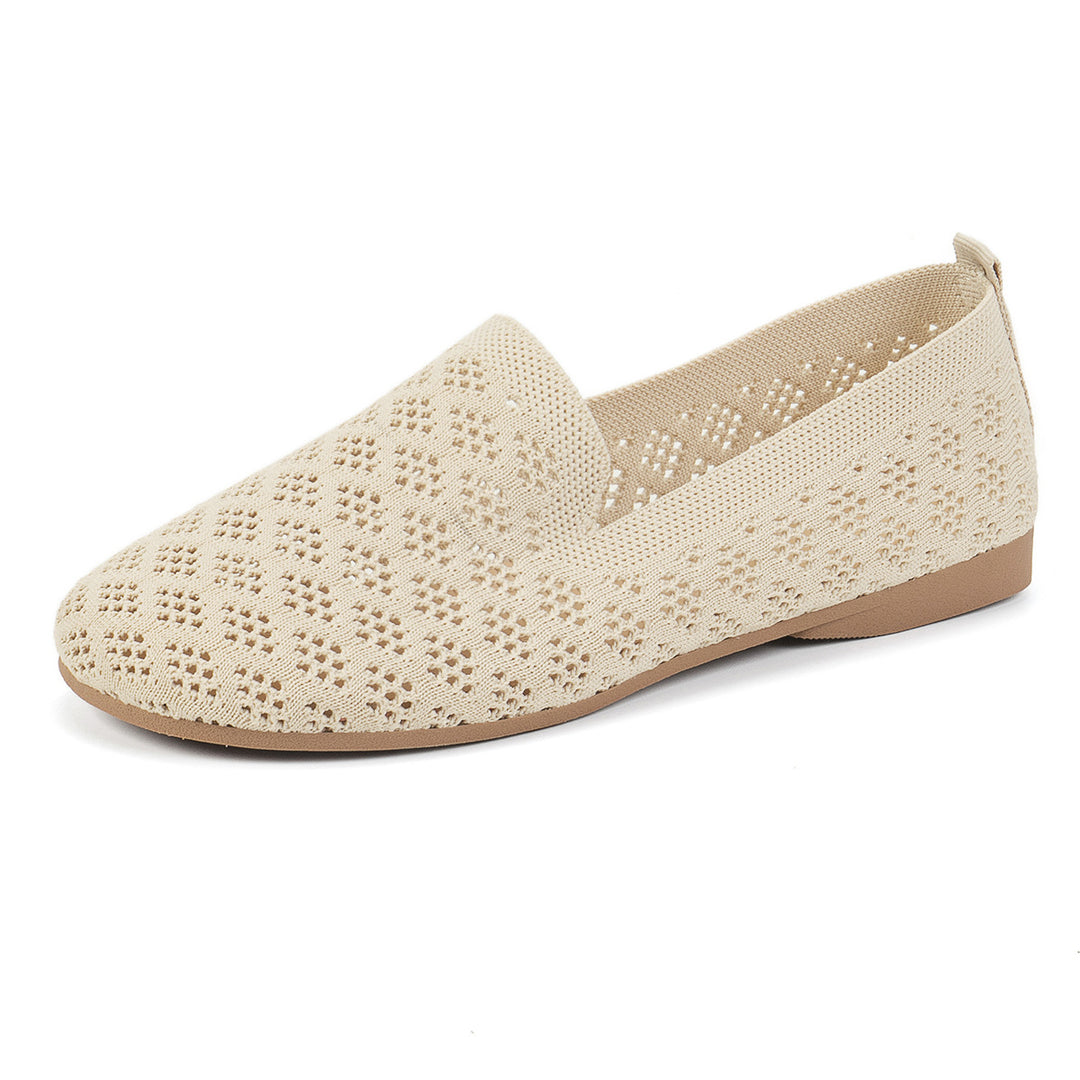 Damen Atmungsaktive Slip-On Ballerinas mit perforiertem Obermaterial R&B
