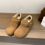 Damen Mokassins mit weichem Innenfutter und modischem Schnallenverschluss R&B