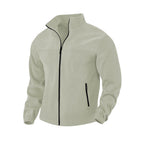 Herren Fleecejacke mit hohem Kragen R&B