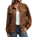 Damen Utility-Jacke mit strukturierter Oberfläche und praktischen Taschen R&B