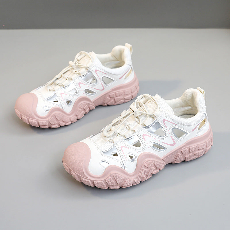 Damen Sportliche Freizeitschuhe mit atmungsaktiver Mesh-Oberfläche und rutschfester Sohle R&B