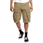 Herren nan robuste Cargoshorts mit großen Klappentaschen und lockerer Passform R&B