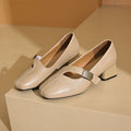Damen Elegante Plateau-Pumps mit modischem Schnallen-Detail R&B