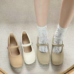 Damen Modische Mary Jane Schuhe mit verstellbarem Riemen und elegantem Design R&B