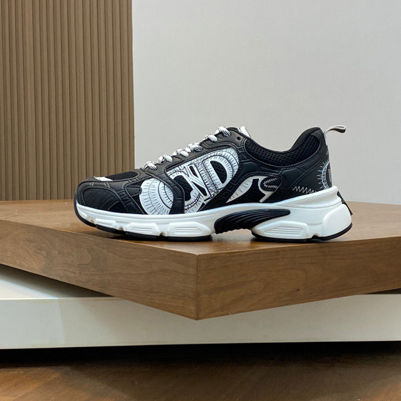 Damen Sportliche Sneakers mit innovativem Design und atmungsaktiver Oberflächenstruktur R&B