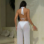 Damen Transparente Strandbekleidung R&B