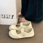 Damen Komfortable Ballerinas mit verstellbarem Riemen und atmungsaktivem Innenfutter R&B